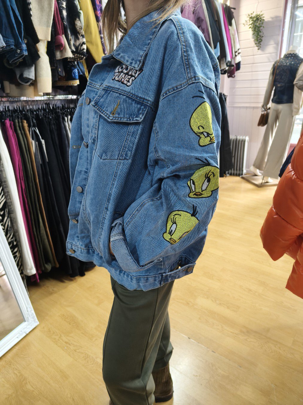 chaqueta Looney tunes vaquera