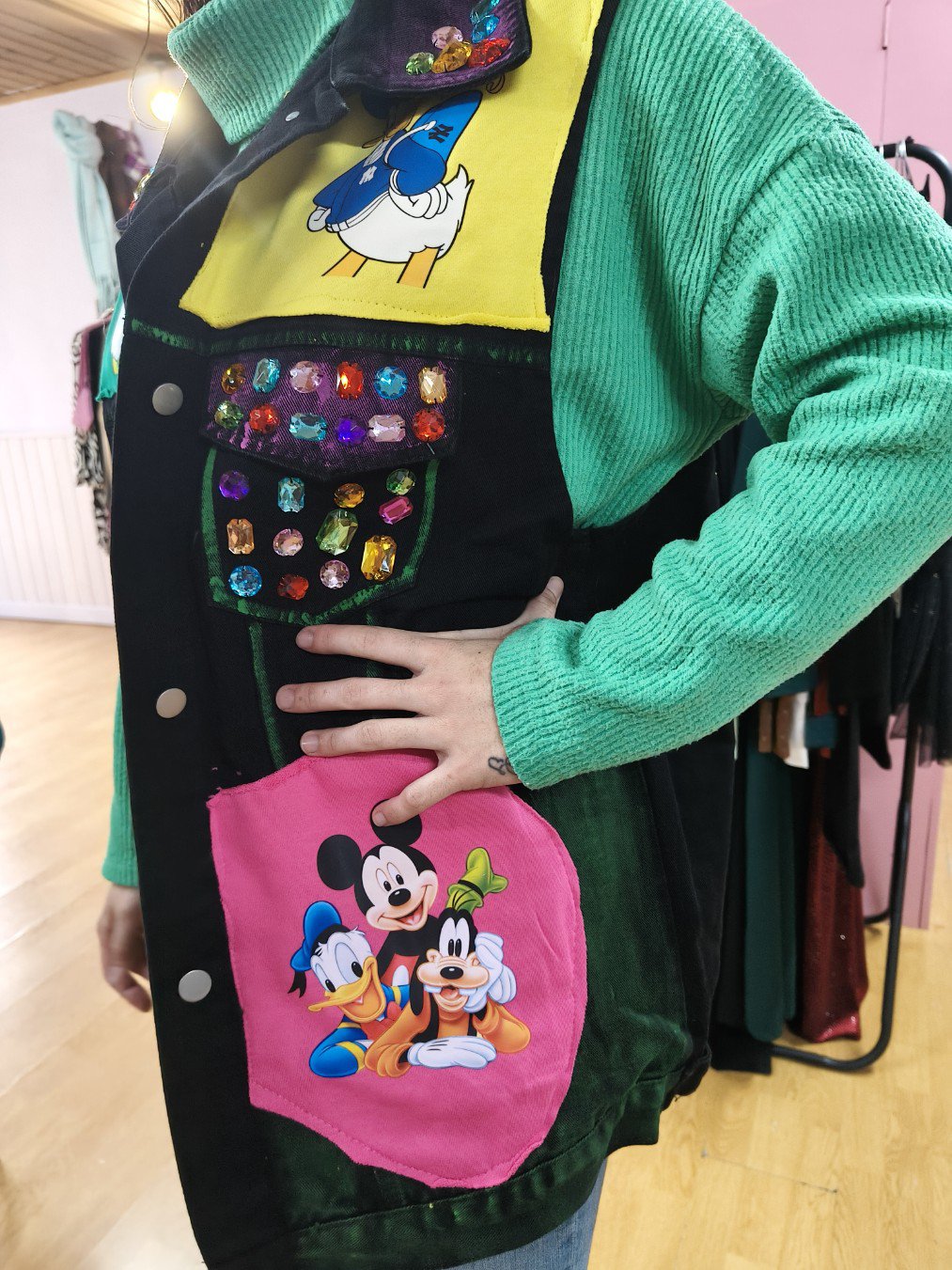 chaleco vaquero disney