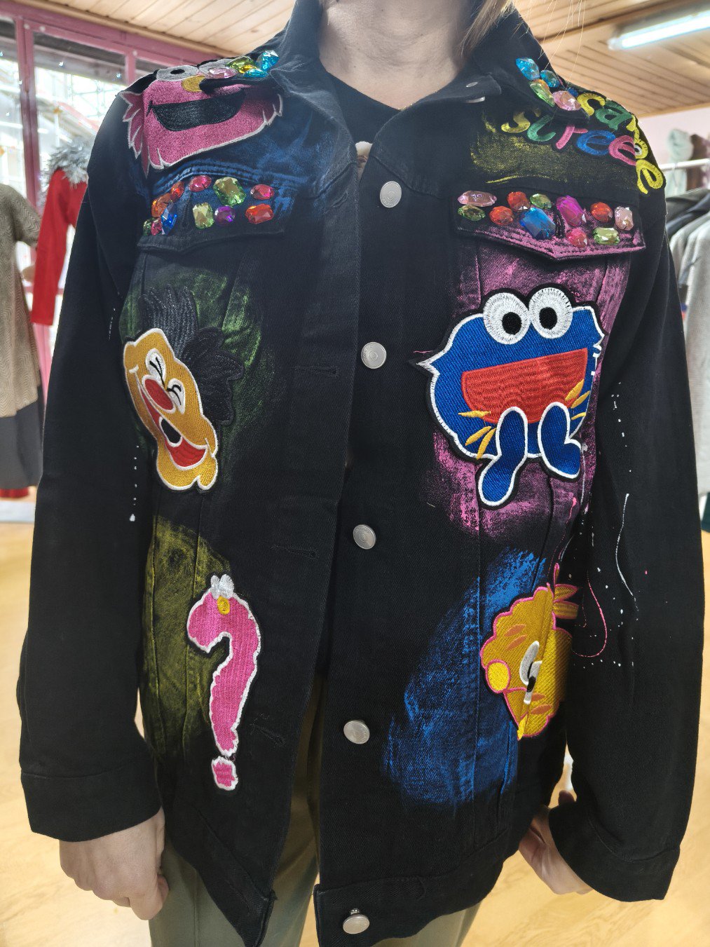 chaqueta vaquera barrio sesamo