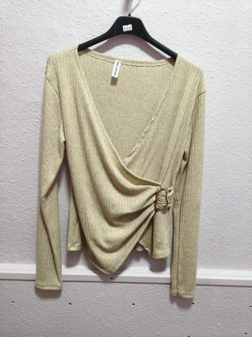 camiseta punto fruncida