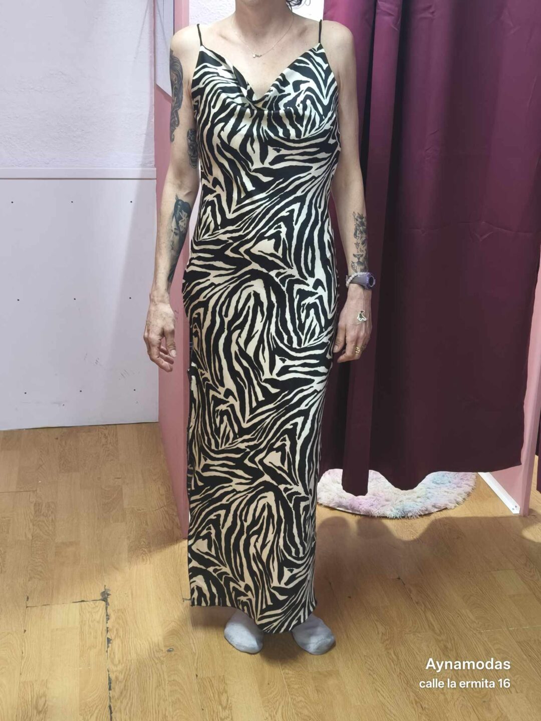 Vestido cebra