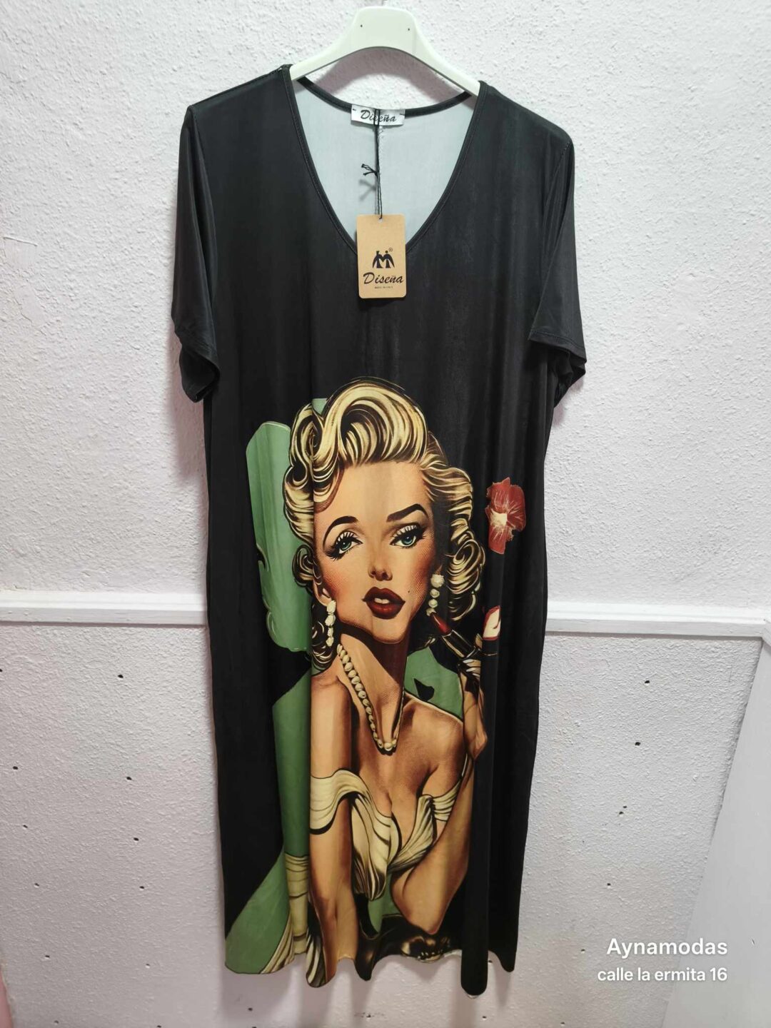Vestido estampado CURVY